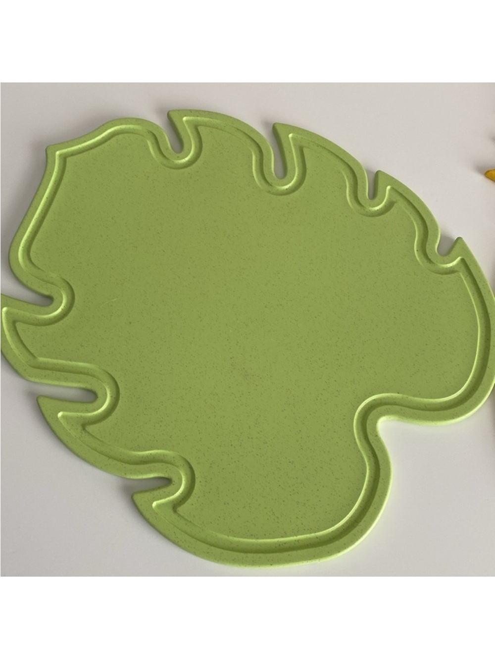 Target Sun Squad Palm leaf cutting board summer NWT bamboo melamine BPA FREE
